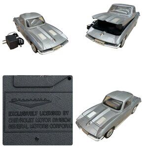 1963 Silver Corvette For VHS Video Cassette Rewinder 1980  Chevy Licensed WORKS